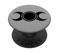 Triple Moon Wicca Symbols Goddess Pagan Witchcraft PopSockets Adhesive PopGrip