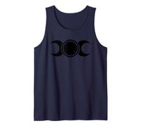 Triple Moon Wicca Symbols Goddess Pagan Witchcraft Tank Top