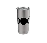 Triple Moon Wicca Symbols Goddess Witchcraft Pagan Stainless Steel Insulated Tumbler