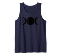 Triple Moon Wicca Symbols Goddess Witchcraft Pagan Tank Top