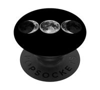 Triple Moon Wiccan Goddess Maiden, Mother and Crone Witch PopSockets Adhesive PopGrip
