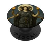 Triple Moon Witch Goddess Hecate Hekate PopSockets Adhesive PopGrip