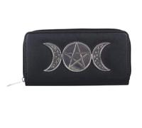 Triple Moon Zippered Wallet | Boho Style | Stylish Purse for Women