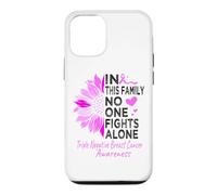 Triple negative breast cancer Awareness sunflower TNBC pink Case for iPhone 12/12 Pro
