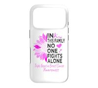 Triple negative breast cancer Awareness sunflower TNBC pink Case for iPhone 17 Pro