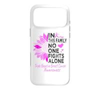Triple negative breast cancer Awareness sunflower TNBC pink Case for iPhone 17 Pro Max