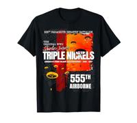 Triple Nickels 555th Parachute Battalion Smokejumpers T-Shirt