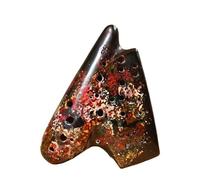 Triple Ocarina Base Instruments Ceramic Ocarinas Professional Musical Instrumentation Offers Accessories (Color : B)