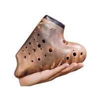 Triple Ocarina Instruments Ocarina Professional Music Instrumentation Accessories Pottery Ocarinas Instrumentation (Color : AF alto F tune)