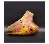 Triple Ocarina Instruments Pottery Treble Ocarinas Professional Musical Instrumentation Accessories Flute (Color : 1)