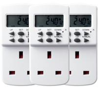 Triple Pack 7-Day Electronic Timers