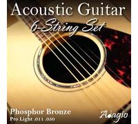TRIPLE PACK | Adagio Pro Acoustic Guitar Strings Phosphor Bronze - Gauges 10, 11 or 12 (Gauge 11)