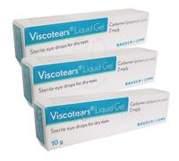 TRIPLE PACK - CARBOMER 0.2% Lubricating Eye Gel for Dry, Tired Eyes - Intensive Lubrication & Moisturising Formulation for Daily Eye Care Routine - Immediate Eye Hydration & Night Relief | 3 x10g Pack