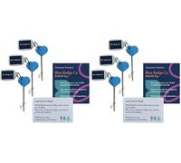 Triple Pack Radar Blue Badge Co Genuine & Offical NKS Radar Key for Disabled Toilets, Accessible Loos in The UK, Easy Turn Access Key, Ideal for Disabled Blue Badge Holders (Pack of 2)