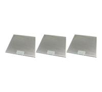 Triple Pack Universal Metal Cooker Hood Grease Filters 320mm X 320mm - Compatible Replacements By Ufixt
