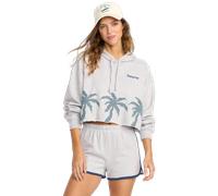 Triple Palms Hoodie in Heather Grey