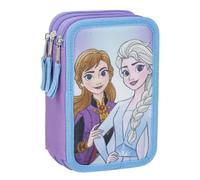 Triple Pencil Case Frozen Light Blue 12,5 x 6,5 x 19,5 cm