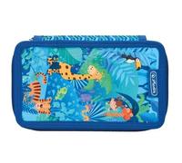 Triple Pencil Case With Contents - Jungle Safari Herlitz Top
