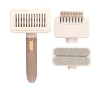 Triple Pet Brush, Reusable Cat Brush, Cat Undercoat Remover, Gentle Bristles Designed, Reusable And Easy To Clean, 19x8cm, For Domestic Animals