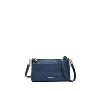 Triple Pocket Shoulder Bag Mandarina Duck Mellow Metal Bleu 14x24x6 cm