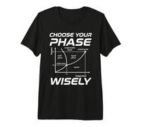 Triple Point Phase Diagram Nerd Thermodynamics Premium T-Shirt