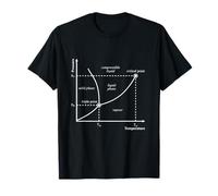 Triple Point Phase Diagram Nerd Thermodynamics T-Shirt