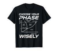 Triple Point Phase Diagram Nerd Thermodynamics T-Shirt