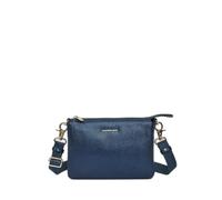 Triple Pouch Shoulder Bag Mandarina Duck Mellow Metal Bleu 15x23x9 cm