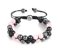 Triple Protection Bracelet - for Protect & Balance - Energy Crystal Bracelets for Men Women - Bring Good Luck & Prosperity