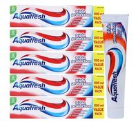 Triple Protection Fluoride Toothpaste for Adults and Kids | Advanced Cavity Protection, Healthy Gums & Enamel | Daily Oral Care for Strong Teeth & Fresh Breath | Family Pack 5 x 100 ml