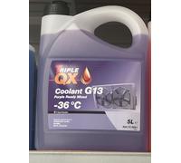 Triple QX 5L Purple Antifreeze Coolant Long Life G13 5 Litre / Ltr Ready Mix