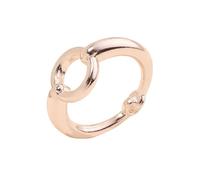 Triple Ring Alloy Scarf Button Clip, Adjustable Non Slip Clasp, Snag Free Durable Fastener for Silk Wool Scarf Daily Use