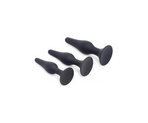Triple Spire Tapered Silicone Anal Trainer Set