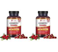 Triple Strength Cranberry 30,000mg Added with Vitamin C - 180 Vegan Tablets I UTI Support for Women I Easy to Swallow Tablets I Made in the UK by Prowise Healthcare (Pack of 2)