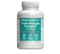 Triple Strength Omega 3 1000mg | 120 Capsules | 2 Months' Supply