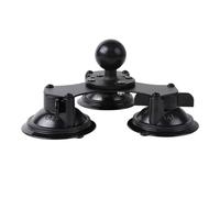 Triple Suction Cup with 1.5" / 38mm Ball, Heavy Duty 3 Suction Car Mount Base Compatible with RAM Mounts and Other C Size Double Socket Arm