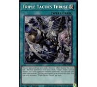 Triple Tactics Thrust (Secret Rare) - CH01-EN030 - Secret Rare - 1st Edition