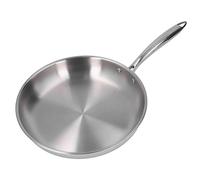Triple Thick Frying Pan, Uncoated Handle, Fried Egg, 304 Stainless Steel, 11.81 Inch, Professional Cookware, Frying Pan (in 30 CM)