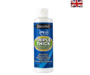 Triple Thick Gloss Glaze - Non-Toxic Indoor Paint, 8 oz for Artistic Projects