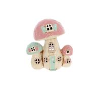(Triple Toadstool) Village Pottery Novelty Ceramic Tea Light Holder