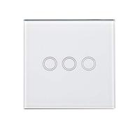 Triple touch switch PNI SH303, white with LED indicator