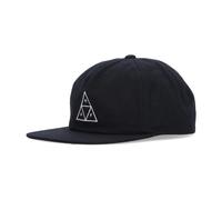 Triple Triangle Snapback Cap Black, male, HUF, Hats & Caps, Black, ONE SIZE, Accessories ONE SIZE