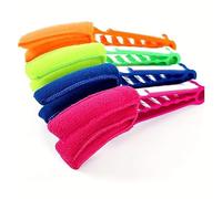 Triple Venetian Blind Cleaner Window Blind Duster Brush Removable Washable Microfibre Sleeves For Wet Dry Cleaning Of Slats AC, Car Vent Shutter Cleaner Groove clean Handheld Brush Random Colour