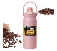 Triple Walled, Insulated Water Bottles with Straw - Stainless Steel Metal Bottle W/ 3 Leak Proof Lids - for Travel, School, Sports, Gym/Men, Women 31cm/12.2 inches