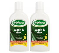 Triple Wax Set of 2 Car Shampoo and Wash & Wax 1L