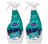 Triplewax Ceramic Sio2 Gloss Wax Silky Smooth Hydrophobic Beading Spray 500Ml X2