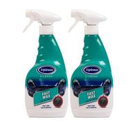 Triplewax Fast Wax Polish Car Exterior Paintwork Valeting Detailing 500Ml X2