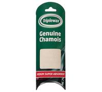 Genuine Leather Chamois Tube - Beige, Beige One Size