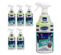 Triplewax Shake & Shine Waterless Car Cleaning Wash & Wax Showroom Shine 1L X6