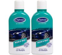 Triplewax Wash & Wax 1L (2 Pack) - High-Foam Car Shampoo for Glossy Finish